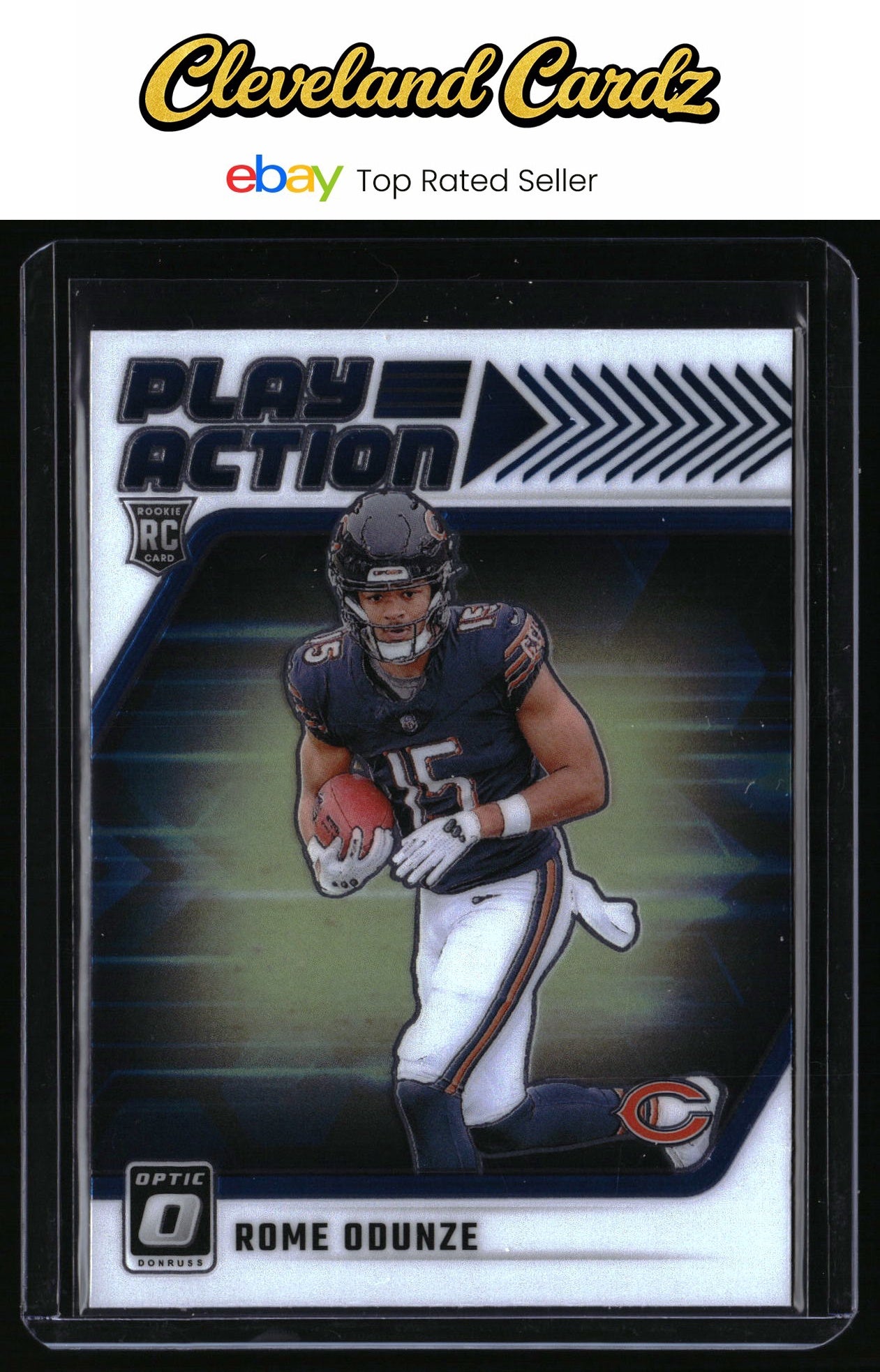 2024 Donruss Optic #3 Rome Odunze Play Action RC