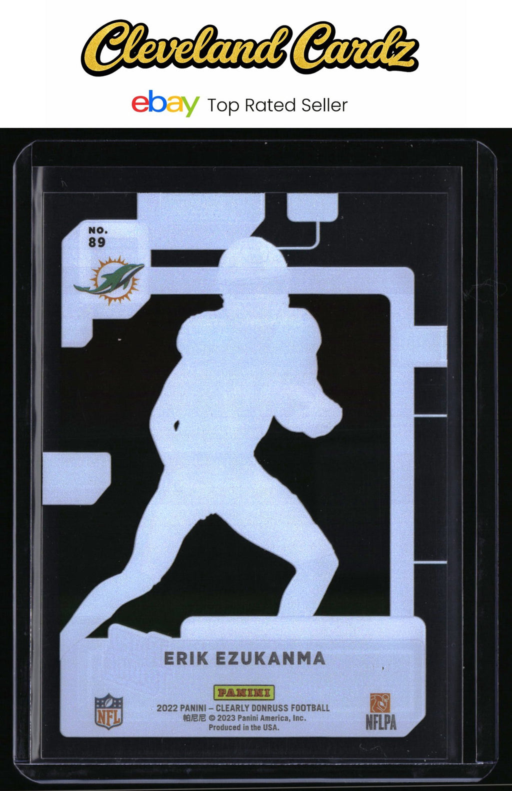 2022 Clearly Donruss #89 Erik Ezukanma Rated Rookie