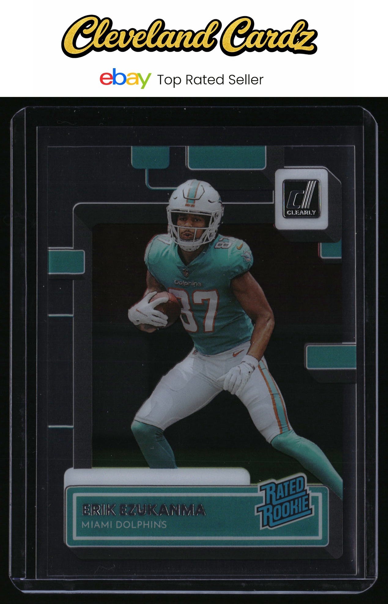 2022 Clearly Donruss #89 Erik Ezukanma Rated Rookie