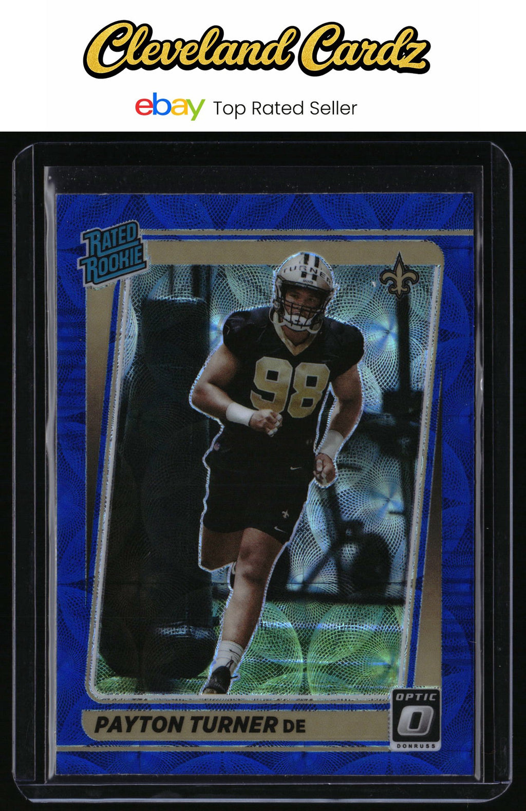 2021 Donruss Optic #259 Payton Turner Blue Scope Rated Rookie