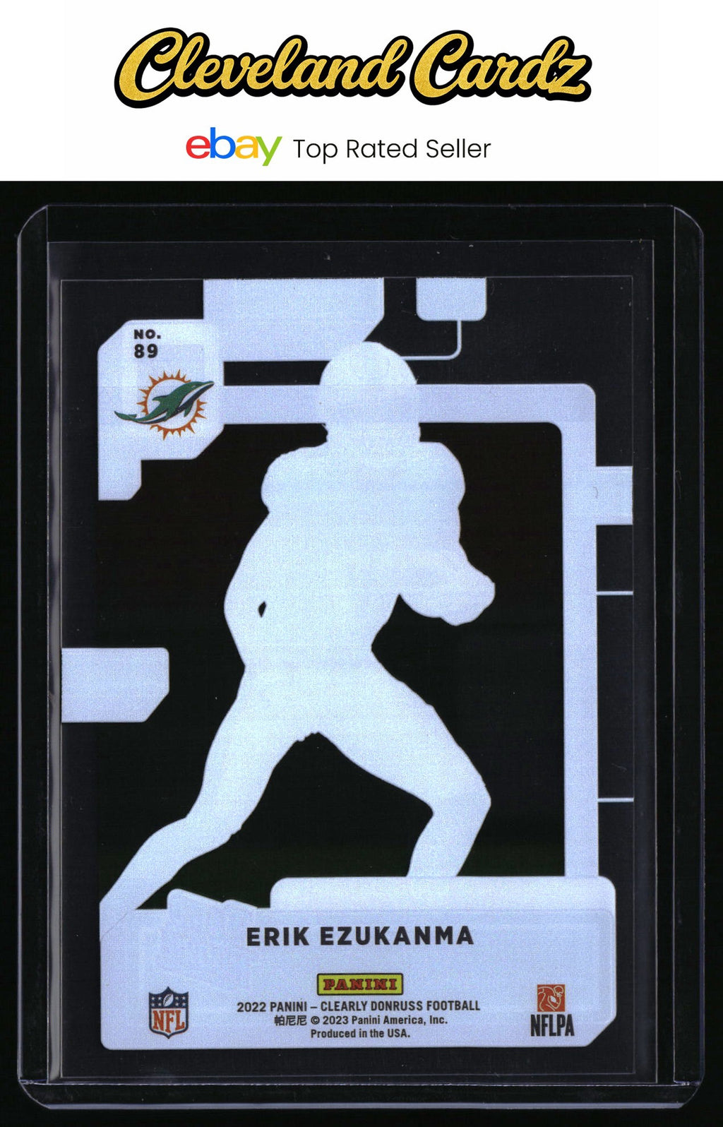 2022 Clearly Donruss #89 Erik Ezukanma Rated Rookie