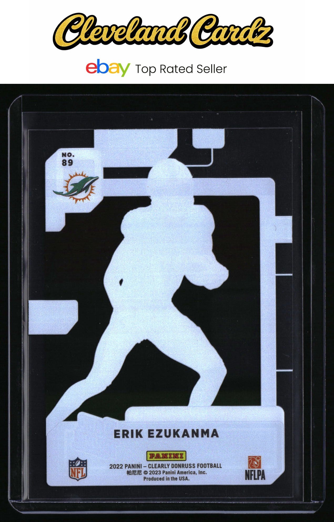 2022 Clearly Donruss #89 Erik Ezukanma Rated Rookie
