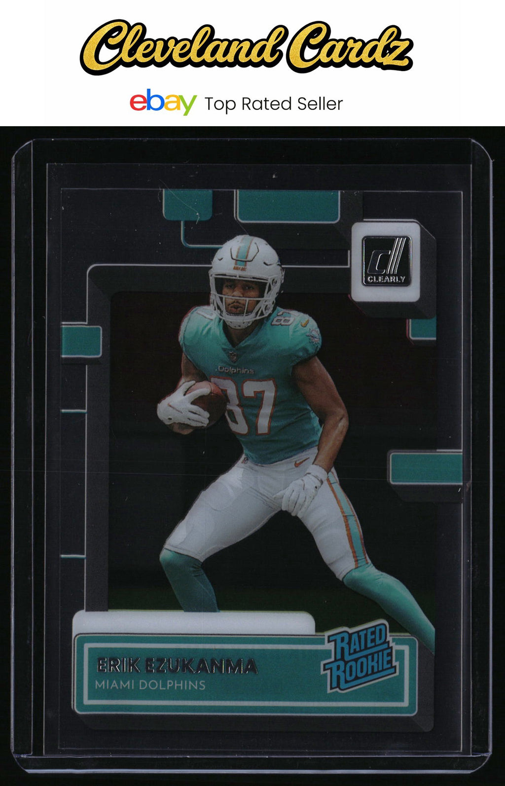 2022 Clearly Donruss #89 Erik Ezukanma Rated Rookie