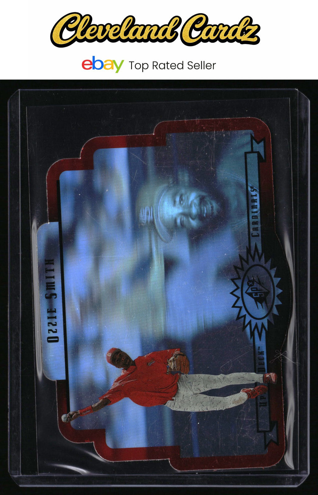 1996 SPx #48 Ozzie Smith Gold