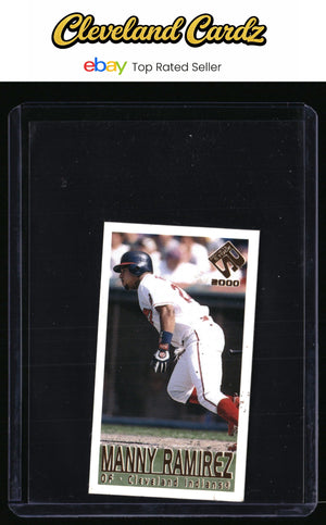 2000 Pacific Private Stock #14 Manny Ramirez PS-2000 Action