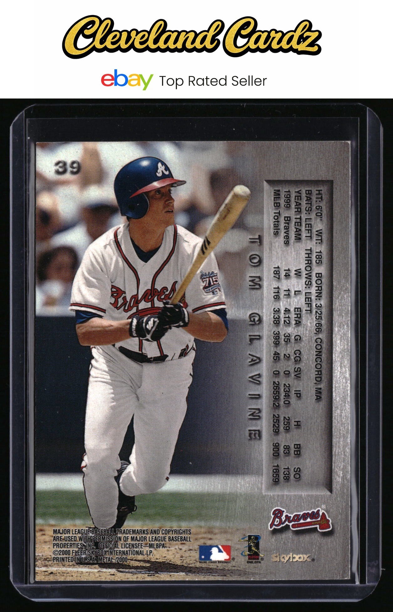 2000 Metal #39 Tom Glavine