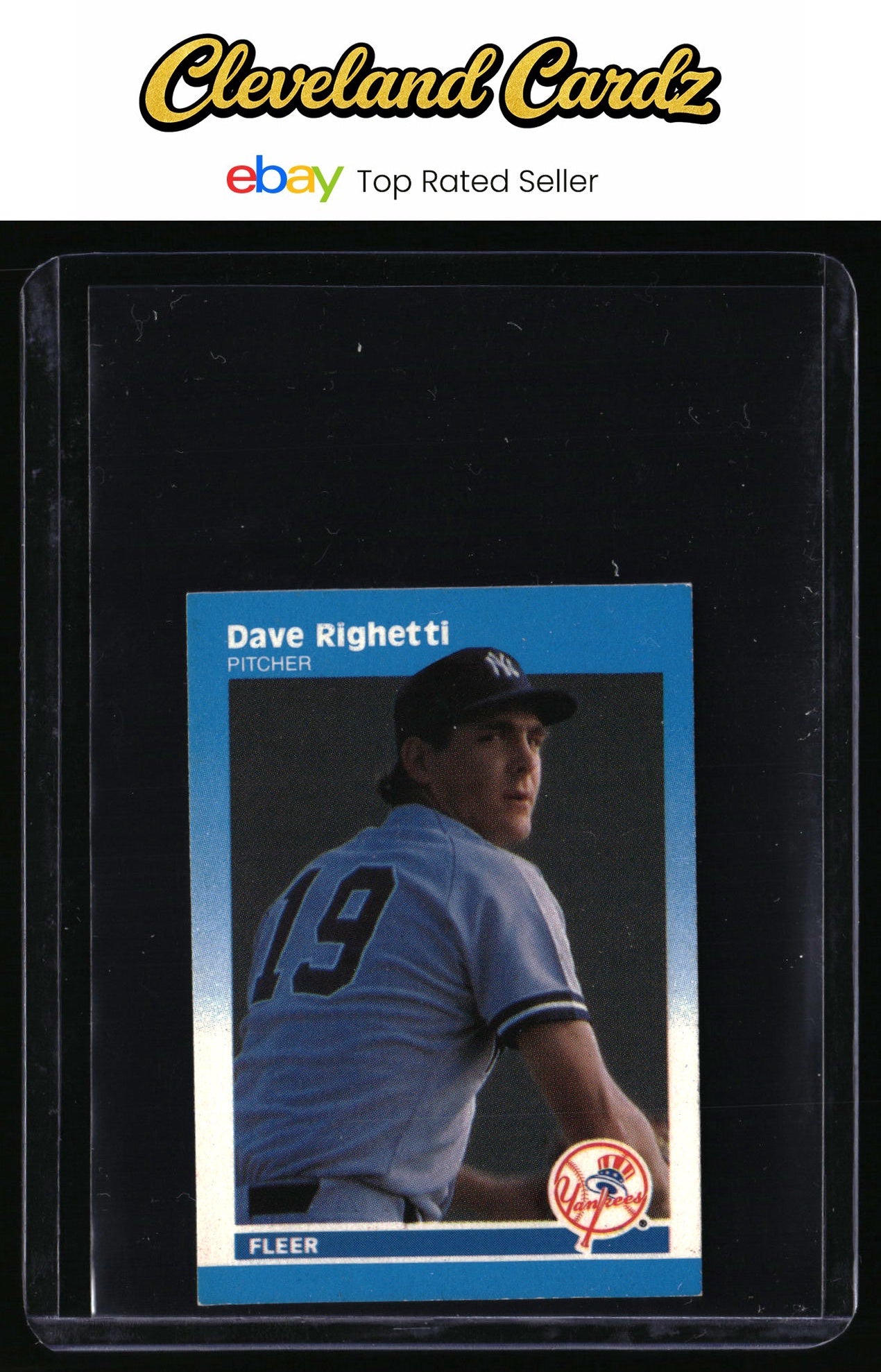 1987 Fleer Classic Miniatures #90 Dave Righetti