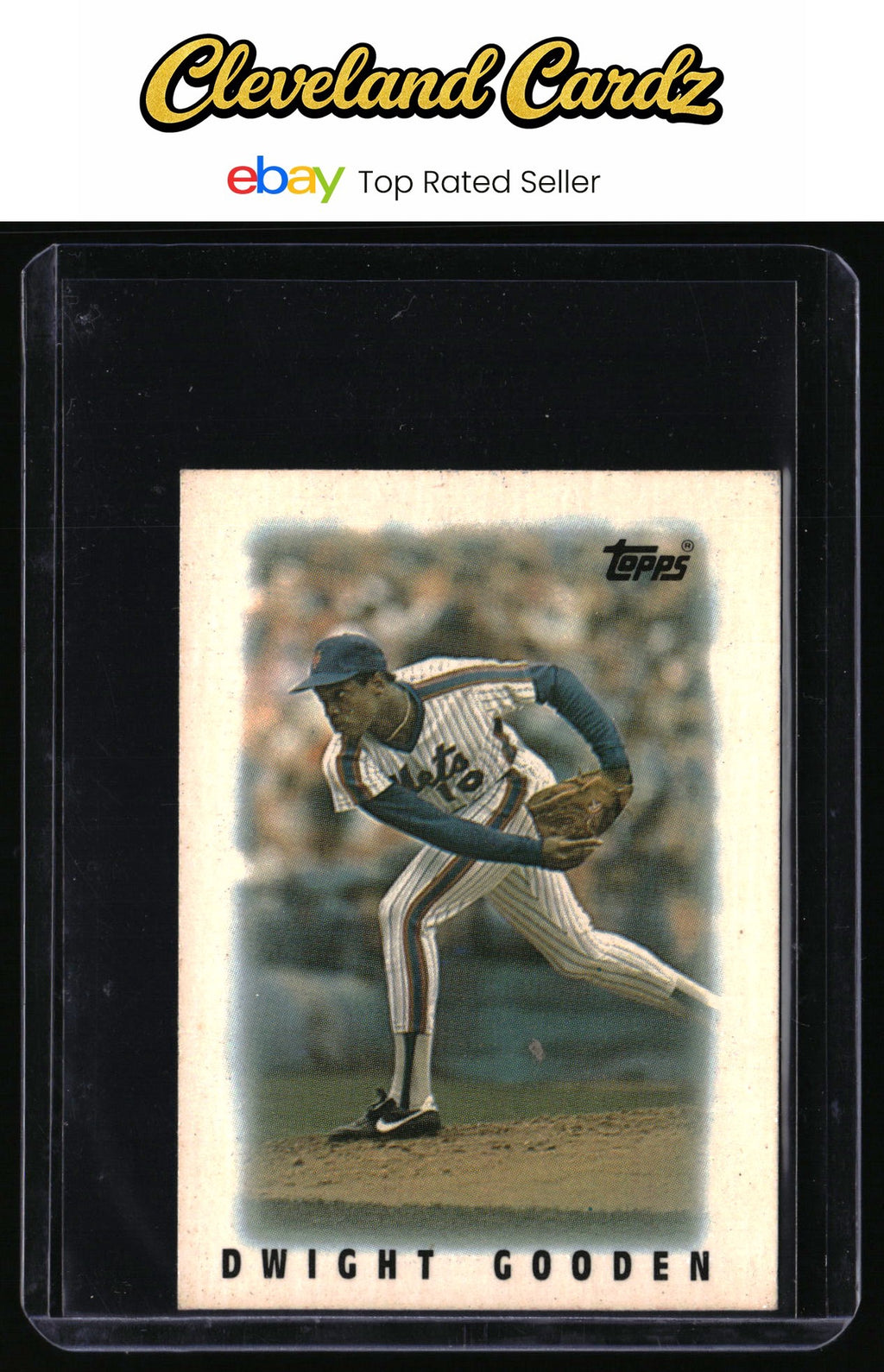 1986 Topps Major League Leaders Minis #52 Dwight Gooden