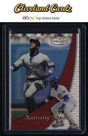 2000 Topps Gold Label #1 Sammy Sosa Class 2