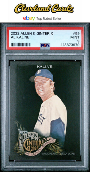 2022 Topps Allen & Ginter X #59 Al Kaline PSA 9