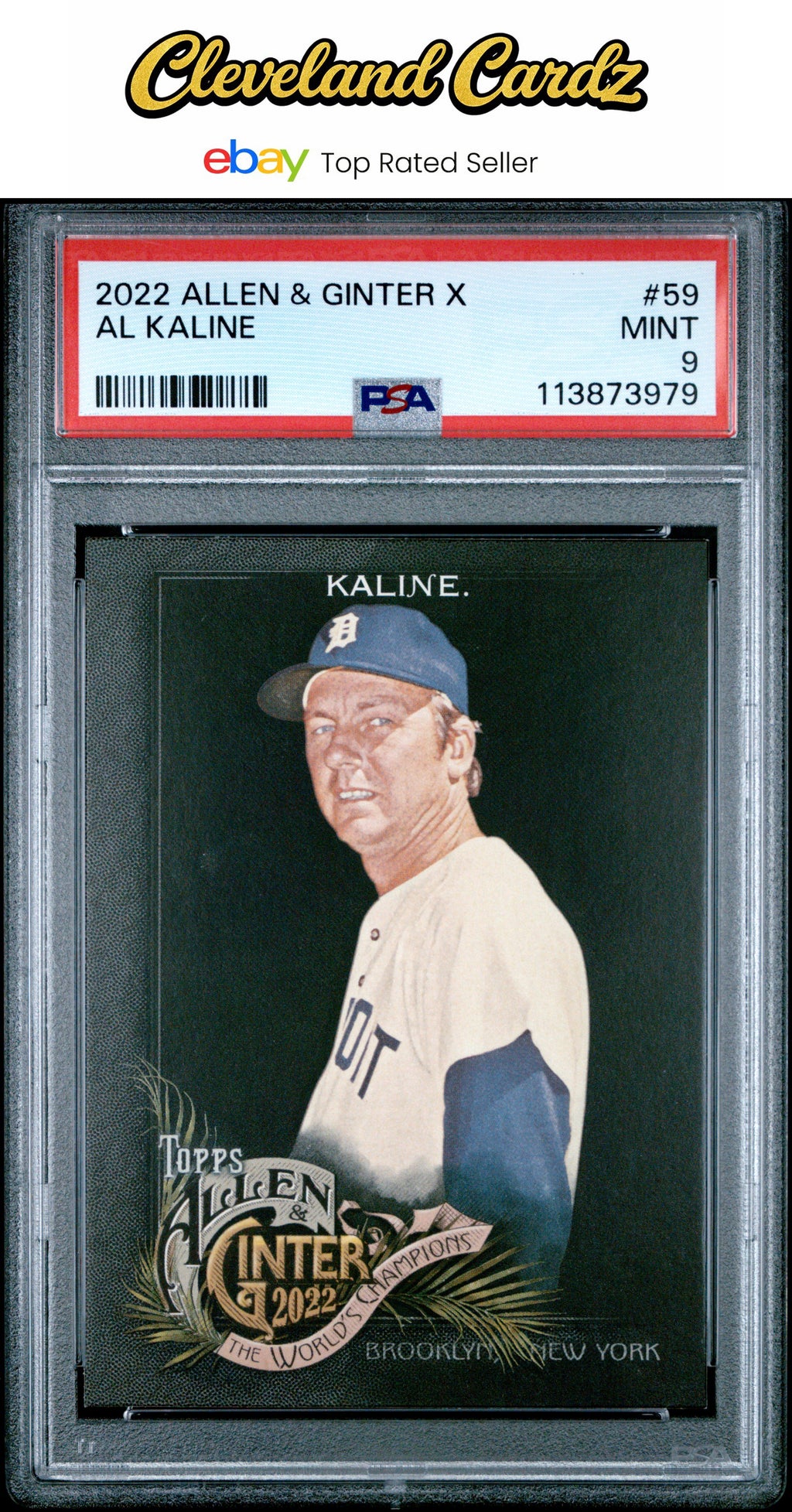 2022 Topps Allen & Ginter X #59 Al Kaline PSA 9