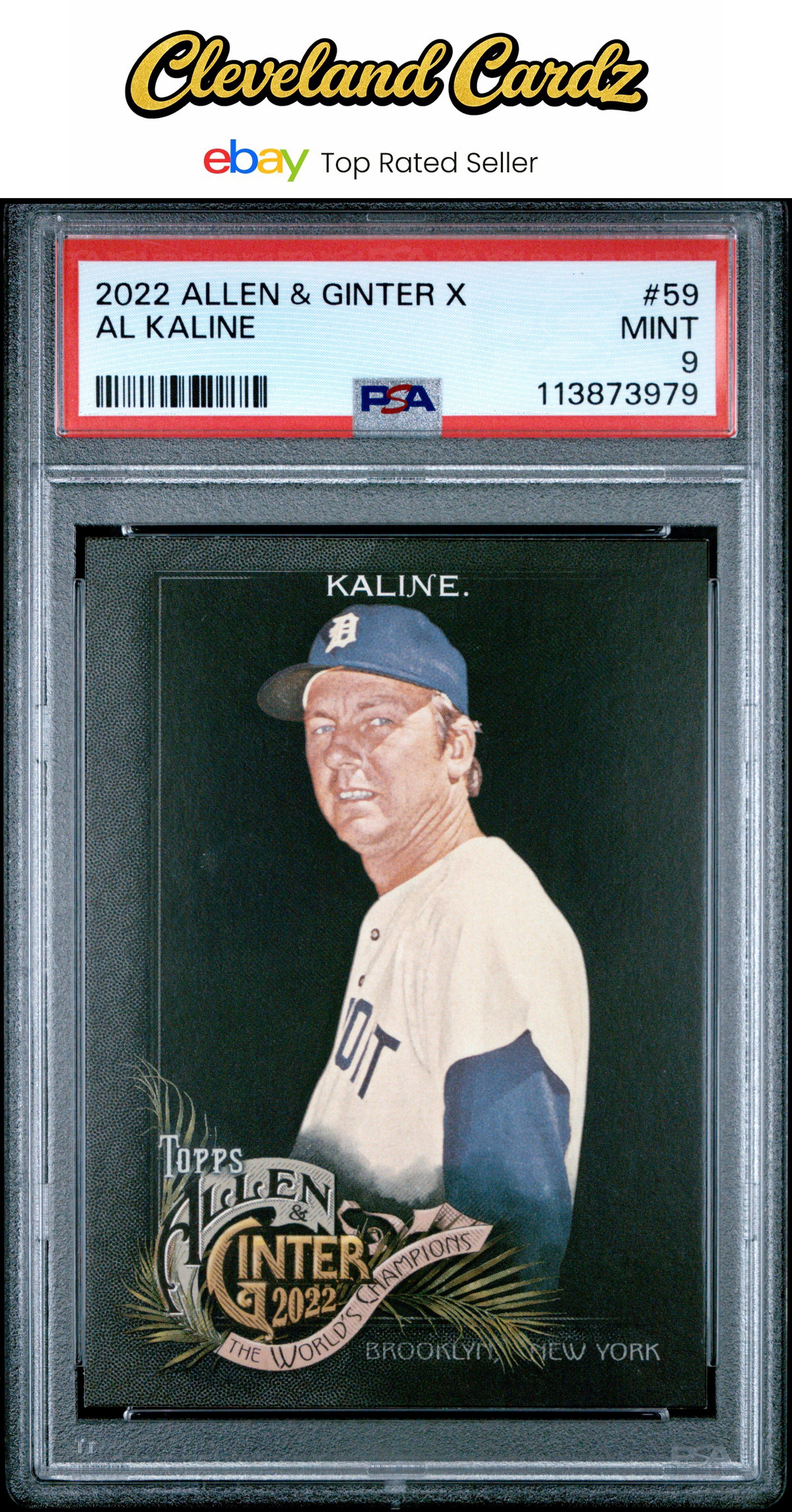 2022 Topps Allen & Ginter X #59 Al Kaline PSA 9
