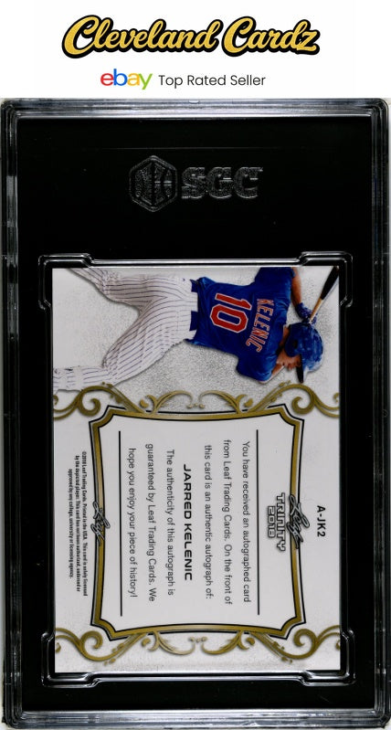 2018 Leaf Trinity #A-JK2 Jarred Kelenic Auto. SGC 9.5