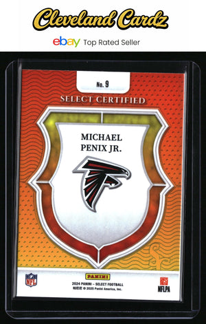2024 Panini Select #9 Michael Penix Jr. Select Certified Rookies RC