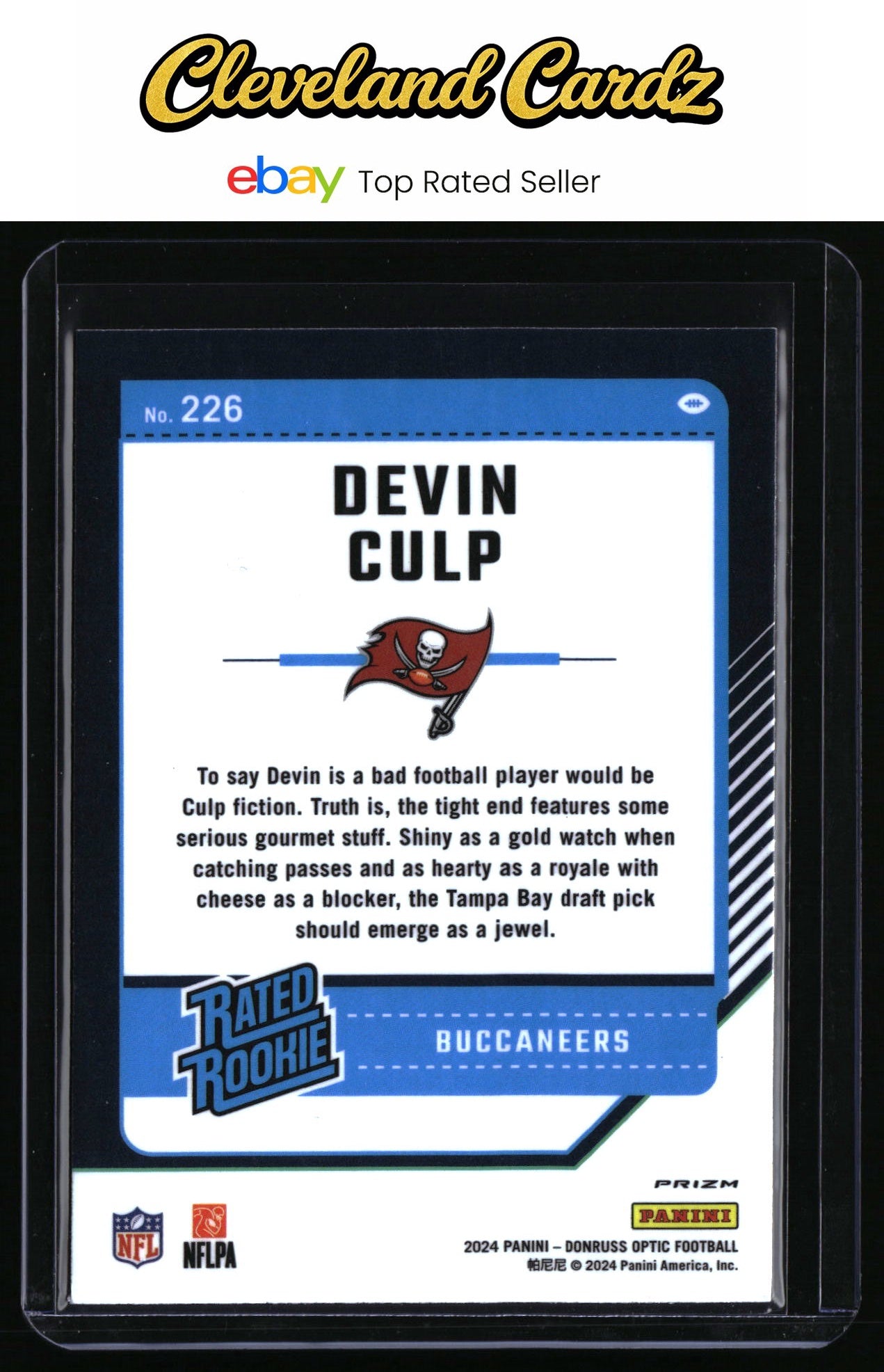 2024 Donruss Optic #226 Devin Culp Purple Scope Rated Rookie