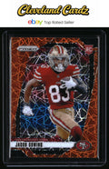 2024 Panini Prizm #335 Jacob Cowing Orange Lazer Prizm RC