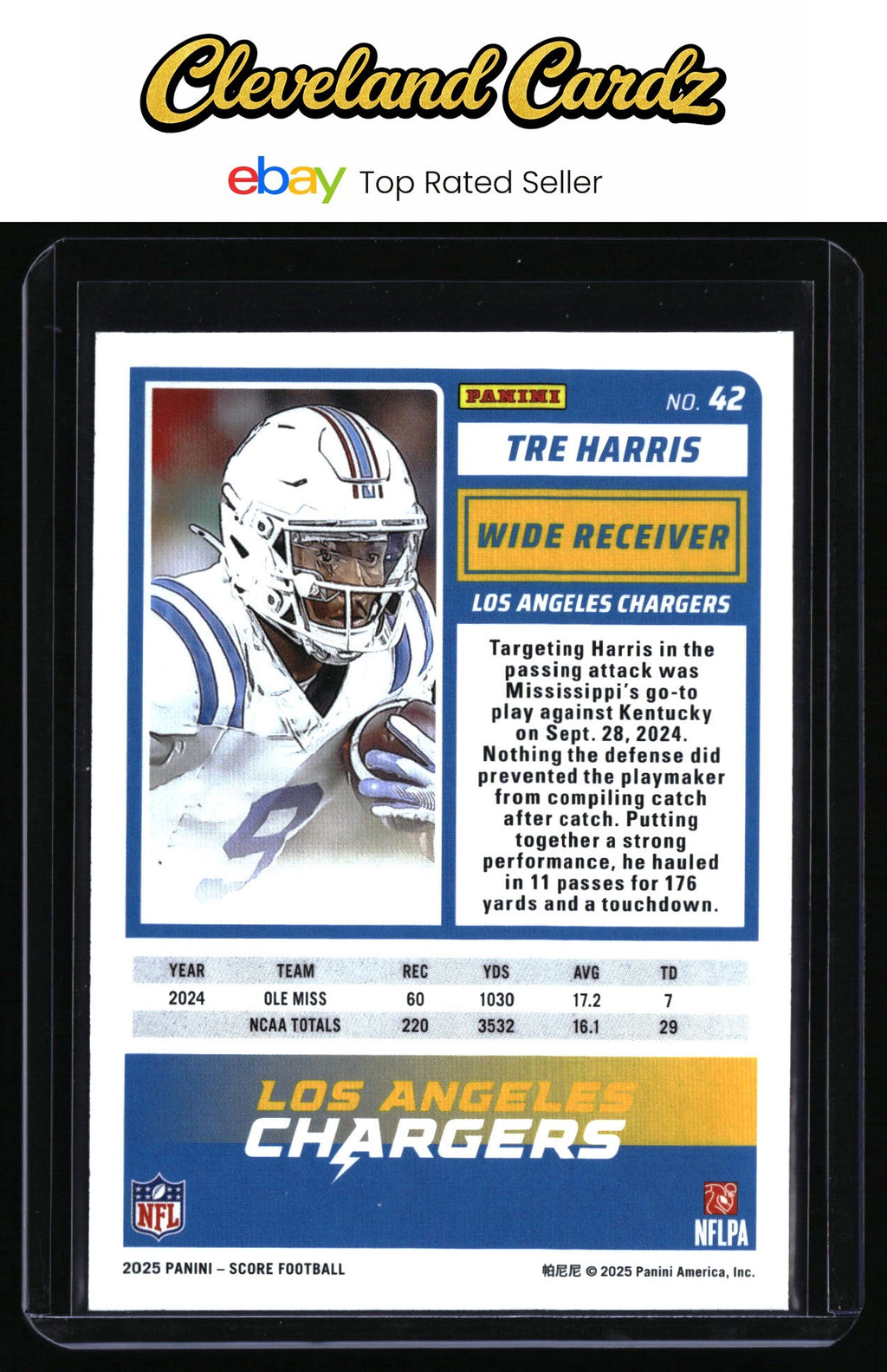 2025 Score #42 Tre Harris RC