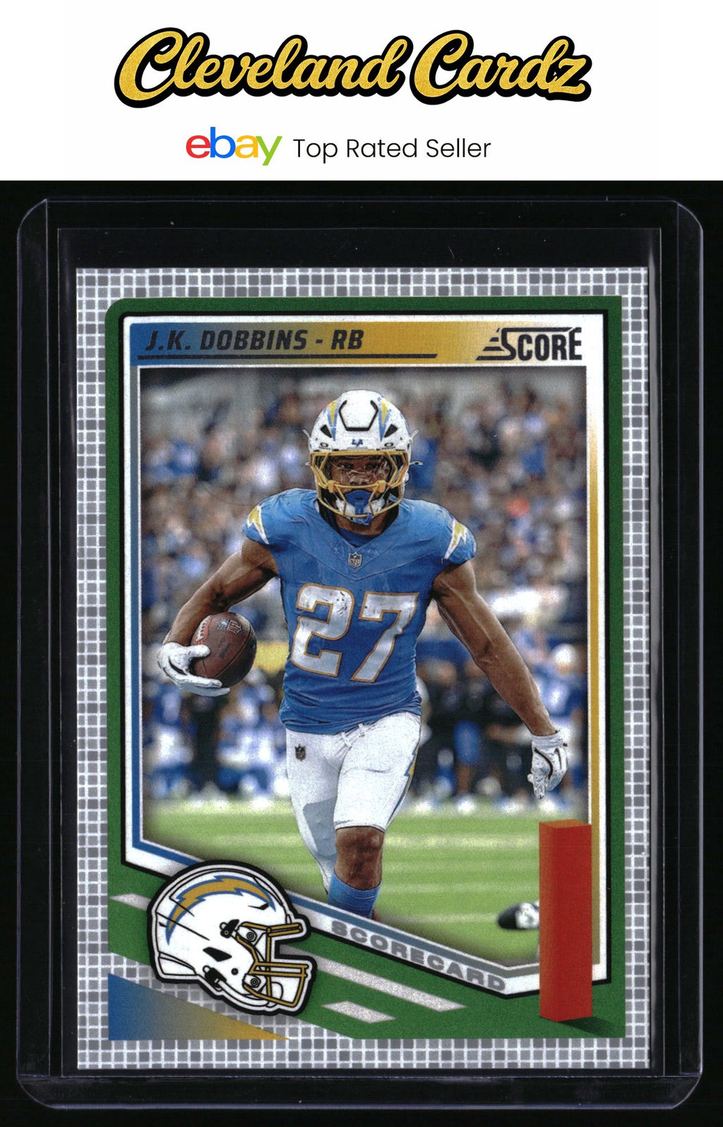 2025 Score #296 J.K. Dobbins Scorecard