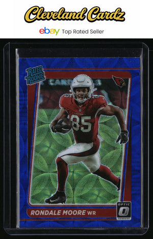 2021 Donruss Optic #217 Rondale Moore Blue Scope Rated Rookie