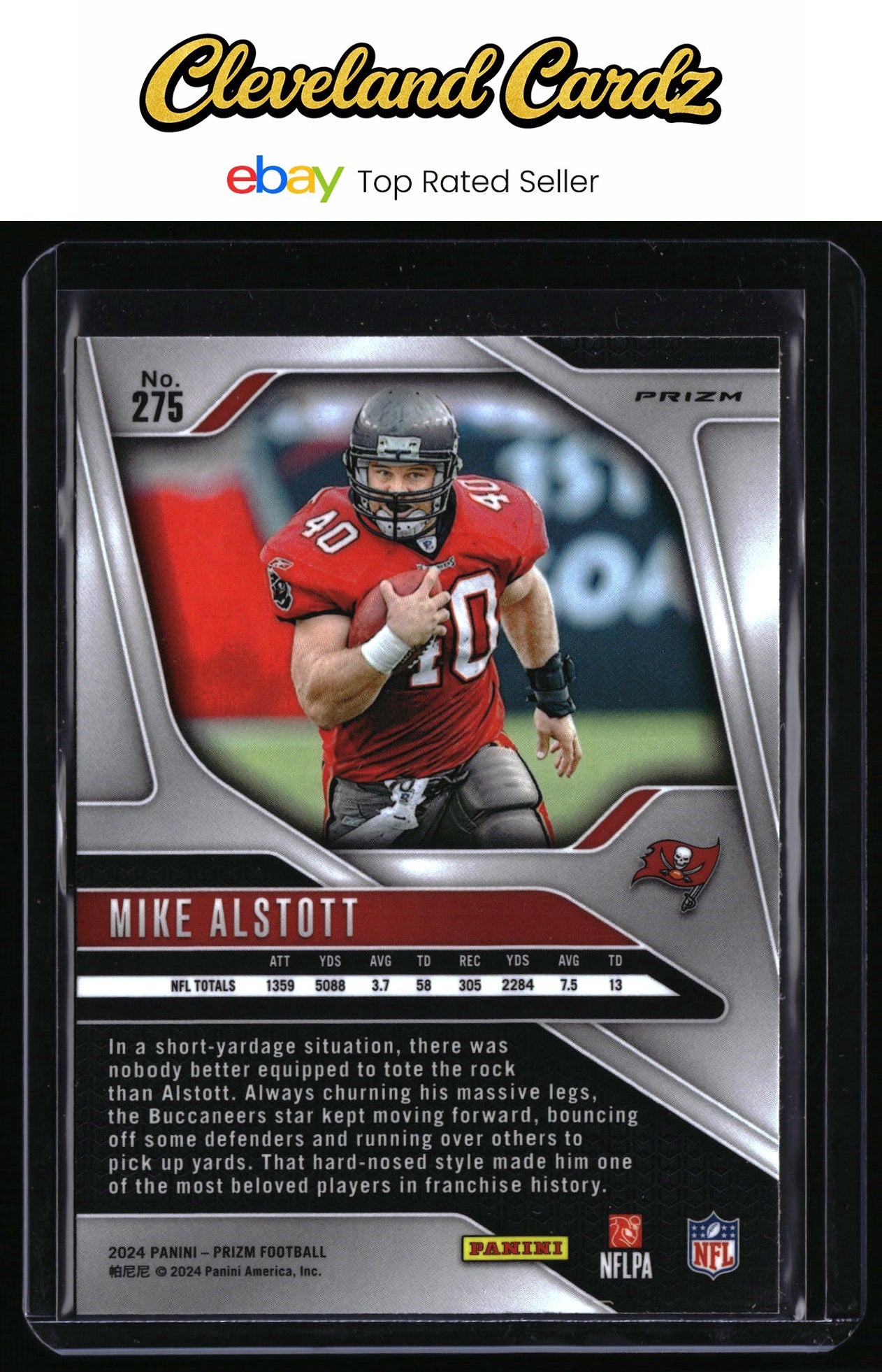 2024 Panini Prizm #275 Mike Alstott Silver