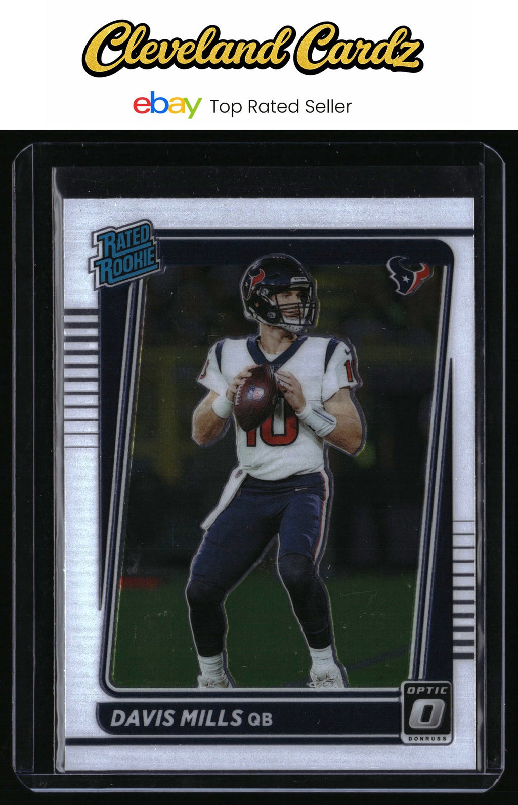 2021 Donruss Optic #222 Davis Mills Rated Rookie