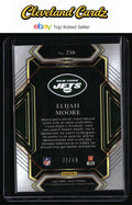 2021 Panini Select #256 Elijah Moore Red Disco Prizm #/49 RC