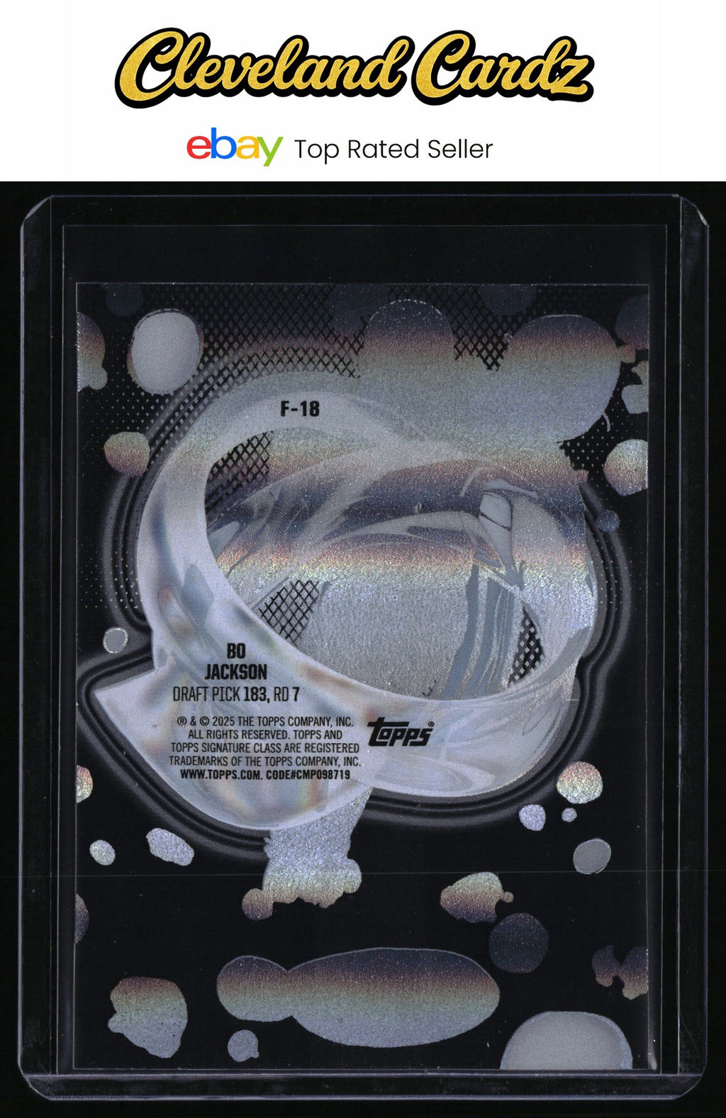 2024 Topps Signature Class #F-18 Bo Jackson Fluidity