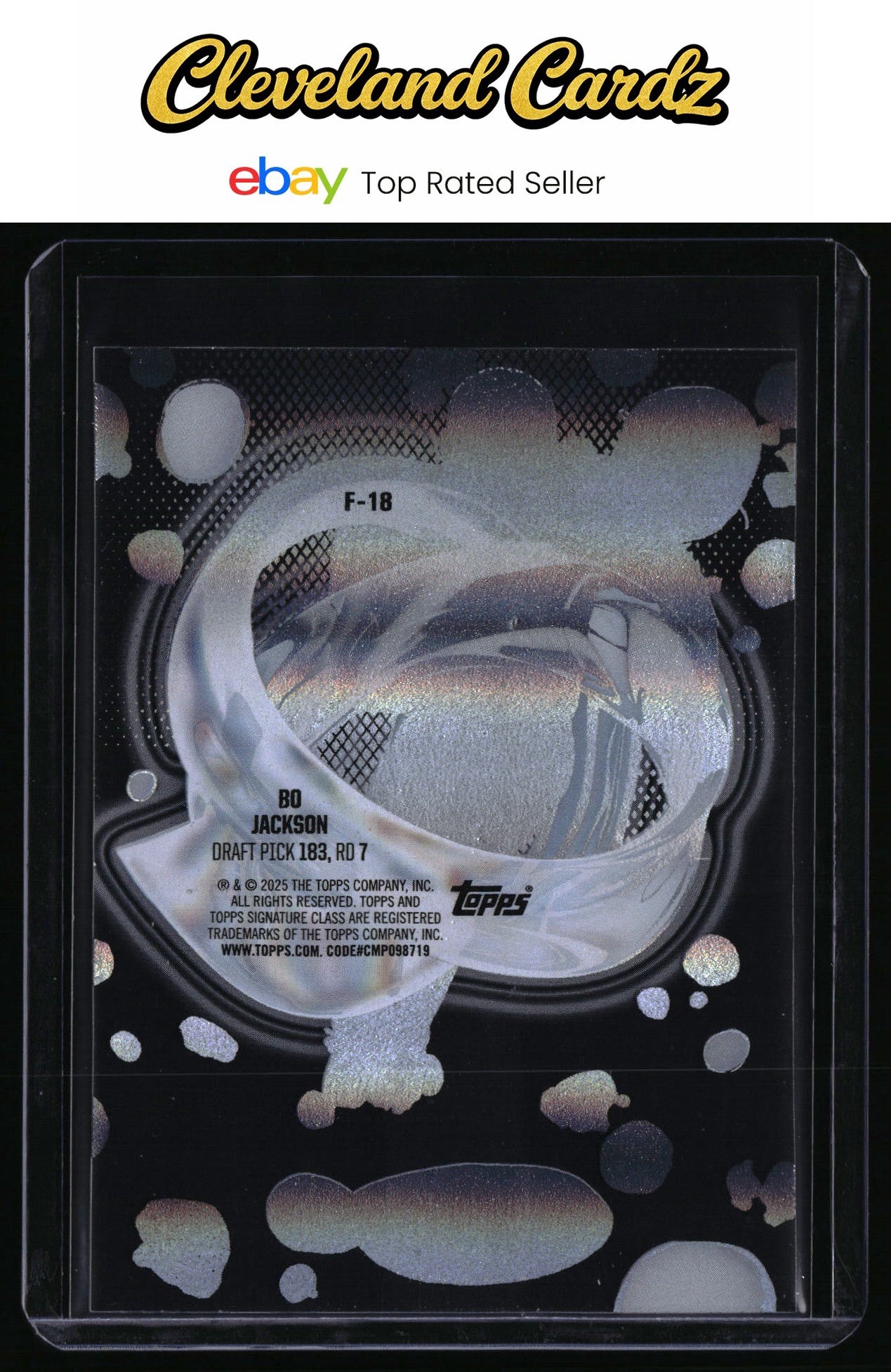 2024 Topps Signature Class #F-18 Bo Jackson Fluidity