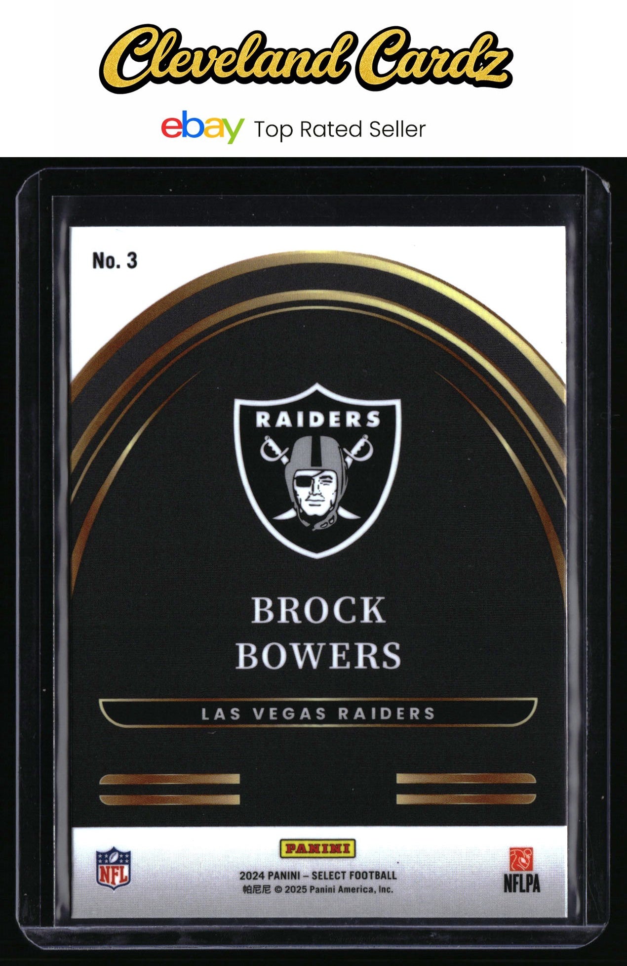 2024 Panini Select #3 Brock Bowers Select Future RC