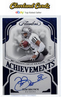 2025 Panini Flawless #FA-TBN Tim Brown Flawless Achievement Auto Sapphire #/10