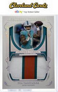 2025 Panini NT #FF-TTA Tua Tagovailoa Framed Fabric Holo Silver #/25