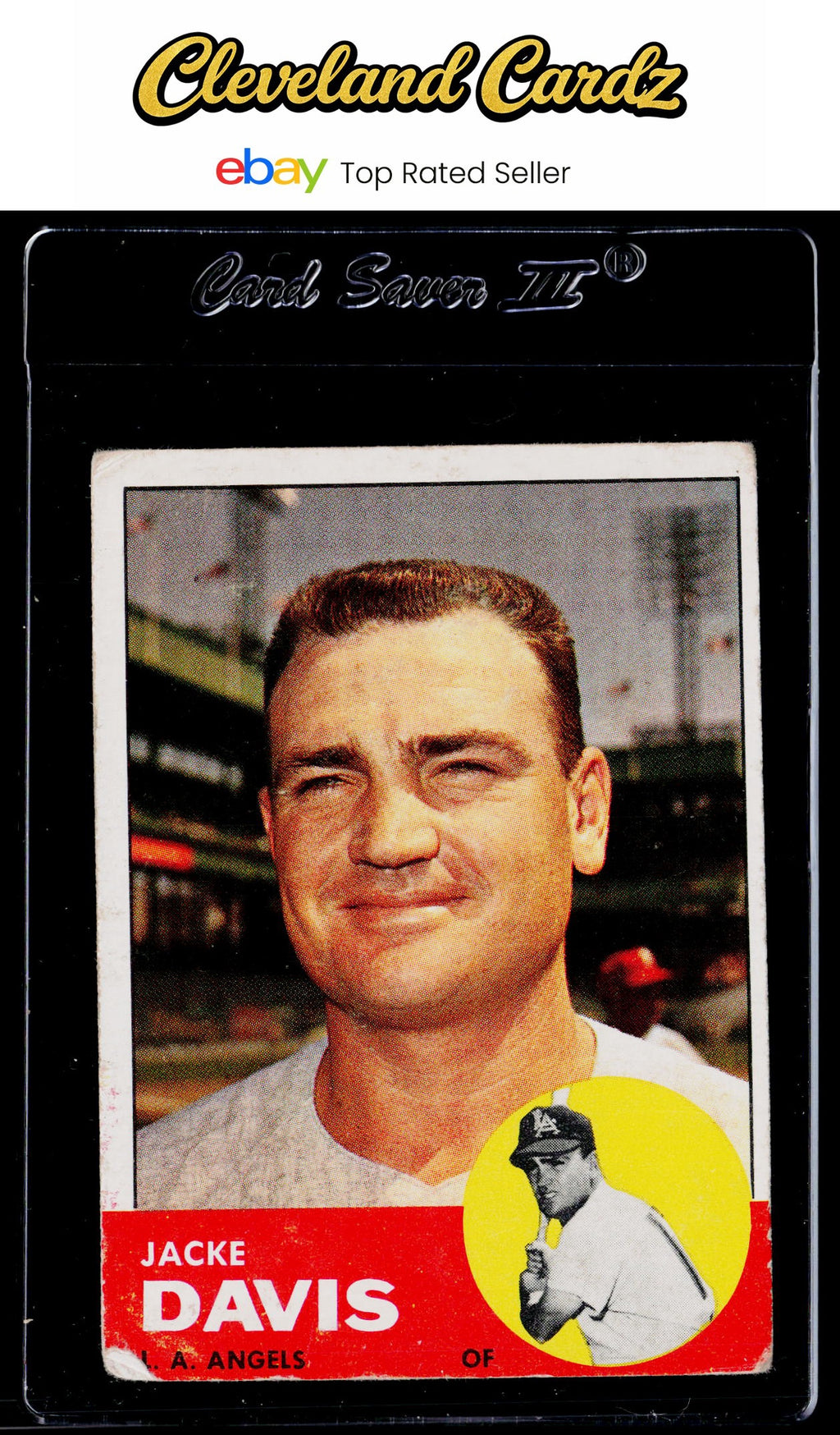 1963 Topps #117 Jacke Davis