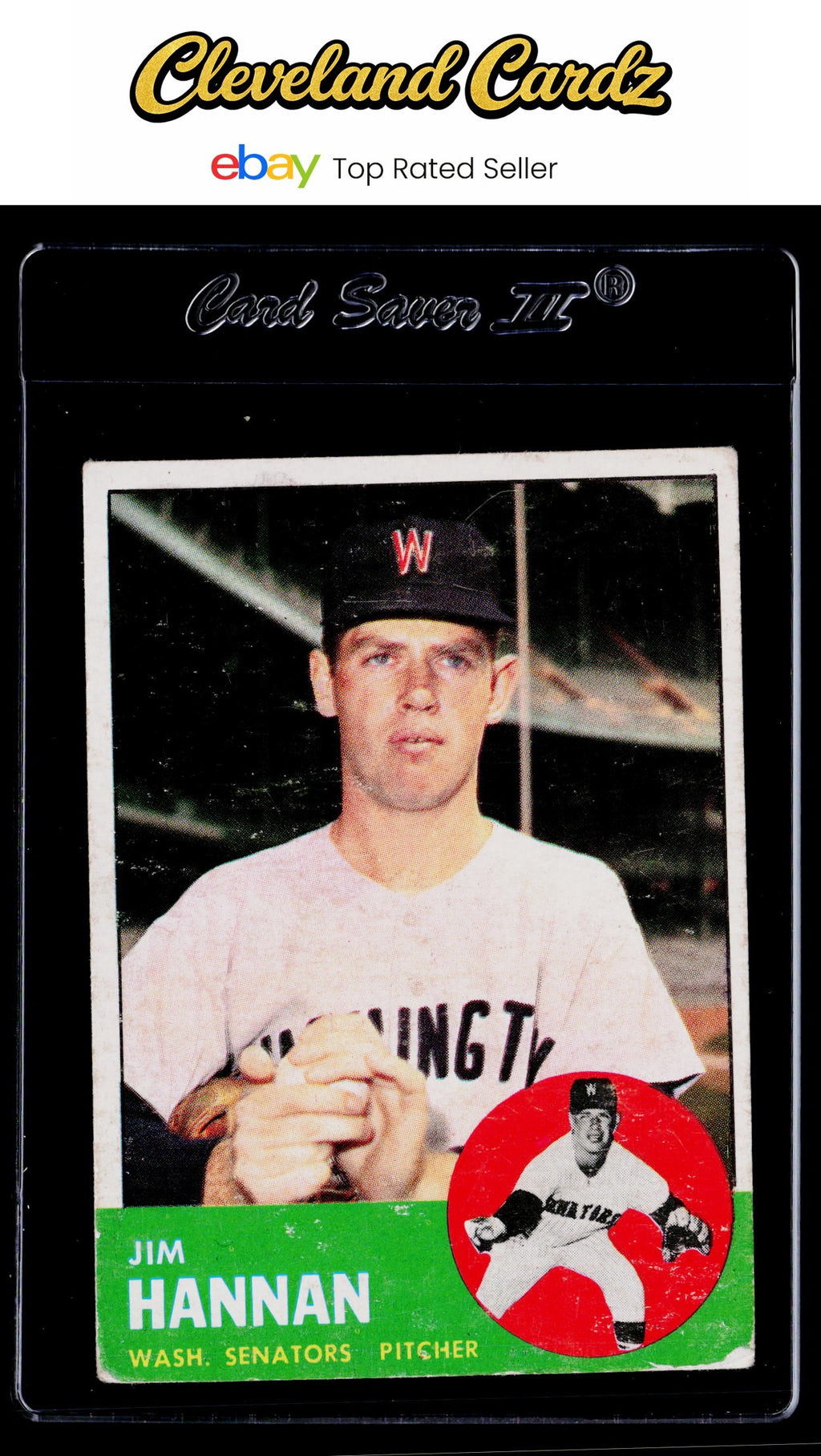 1963 Topps #121 Jim Hannan RC