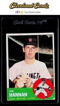 1963 Topps #121 Jim Hannan RC
