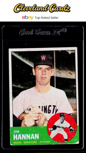 1963 Topps #121 Jim Hannan RC