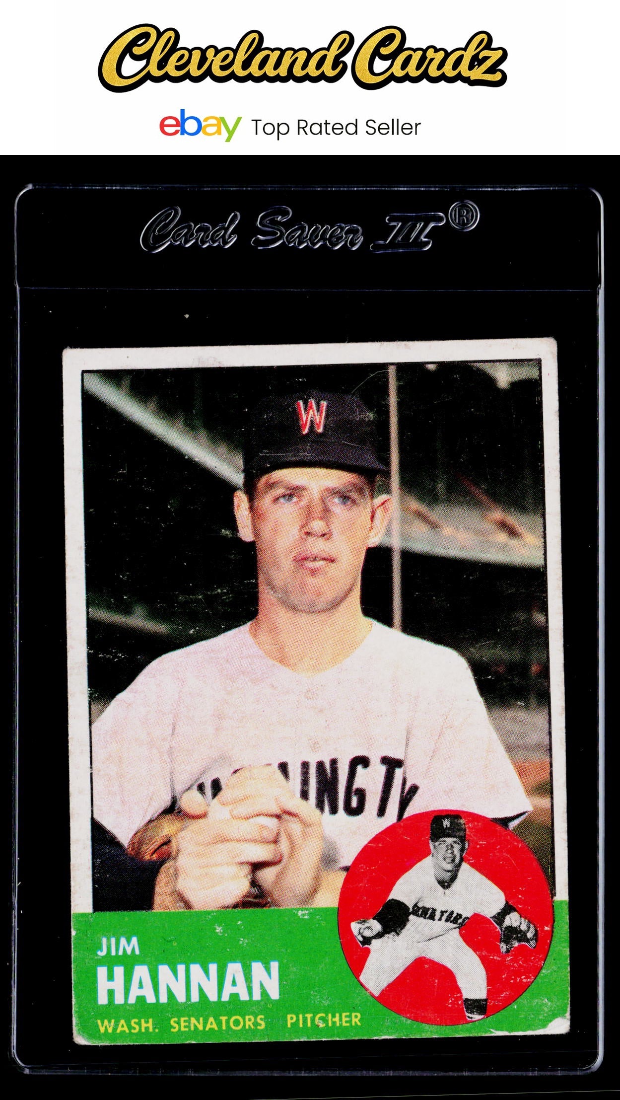 1963 Topps #121 Jim Hannan RC