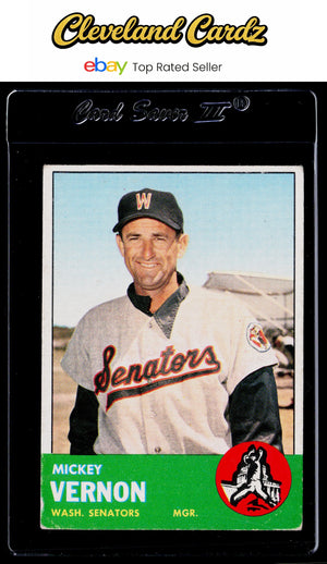 1963 Topps #402 Mickey Vernon