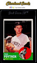 1963 Topps #327 Paul Foytack
