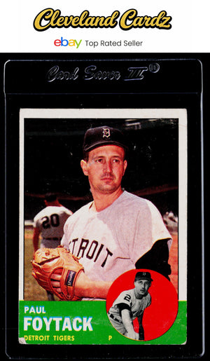 1963 Topps #327 Paul Foytack