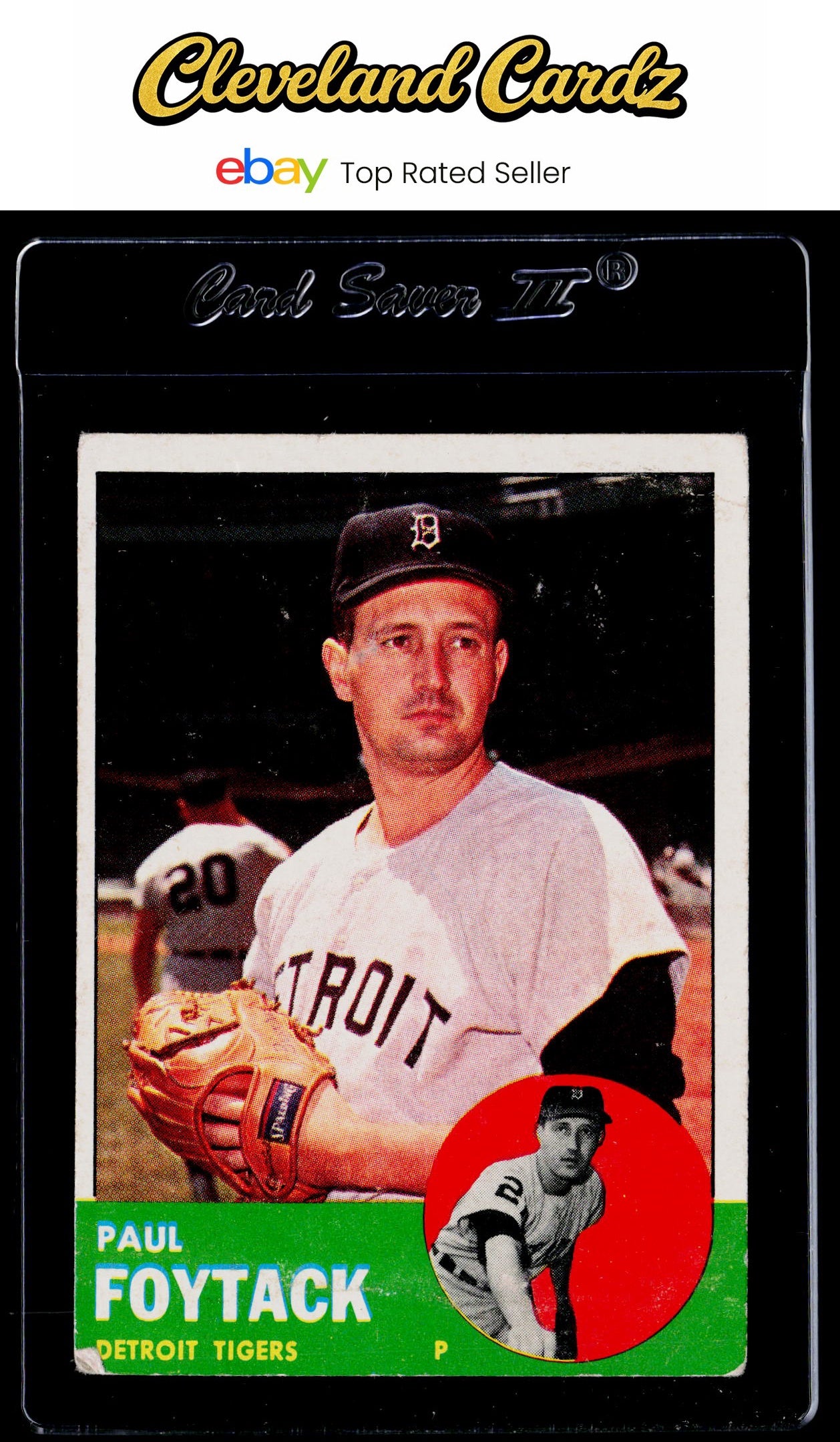 1963 Topps #327 Paul Foytack