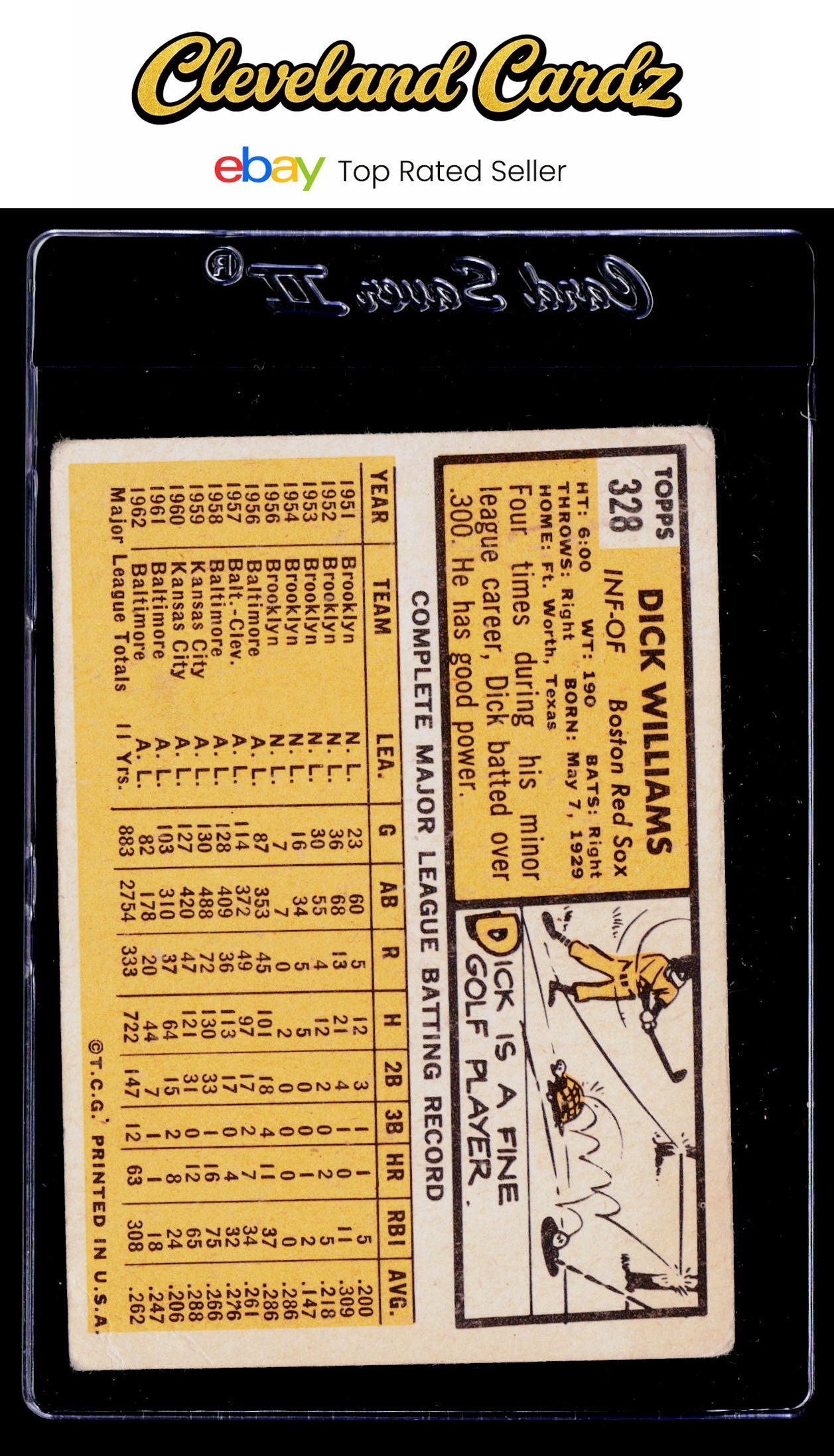 1963 Topps #328 Dick Williams