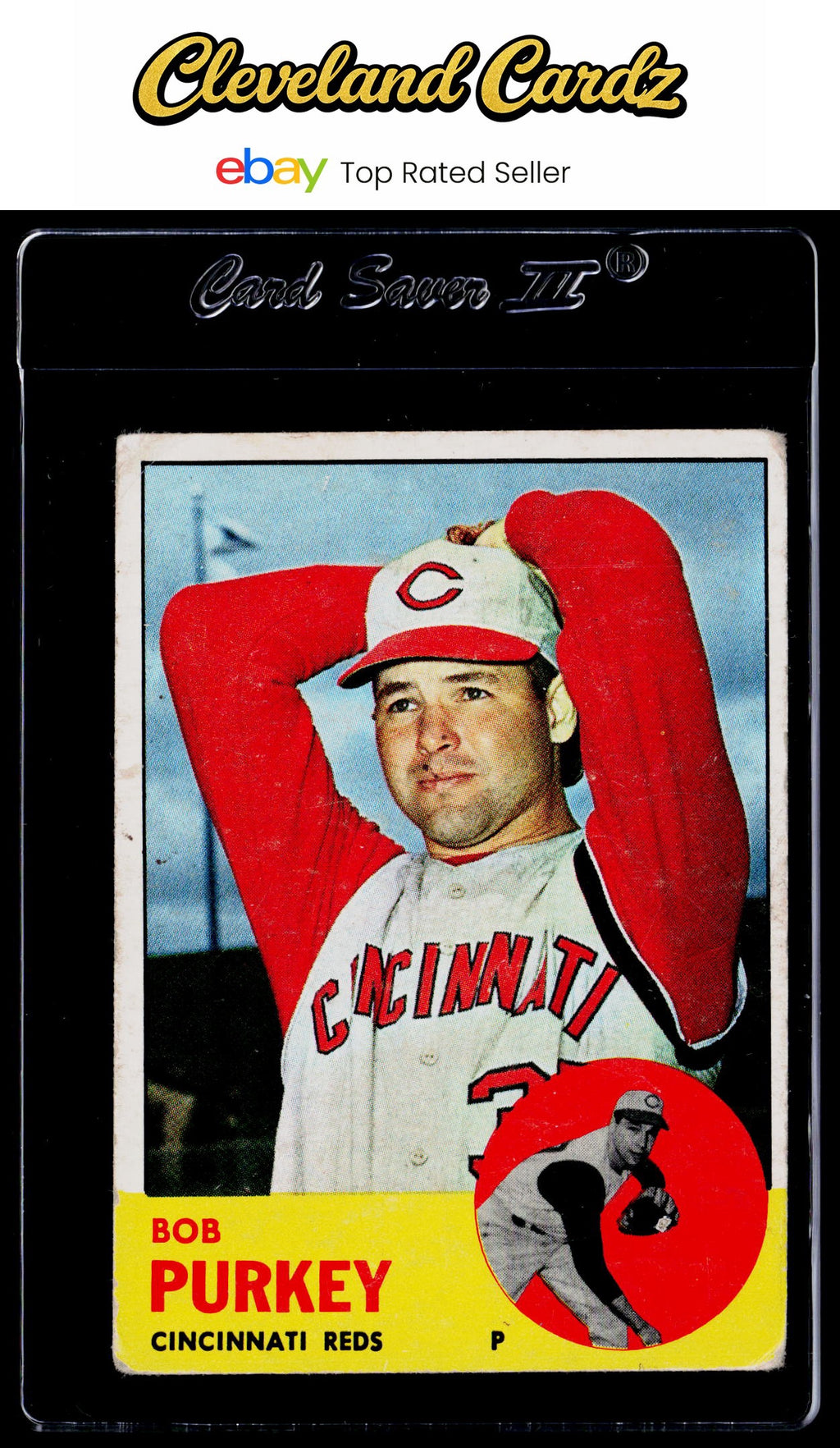 1963 Topps #350 Bob Purkey
