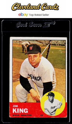 1963 Topps #176 Jim King