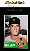 1963 Topps #374 Claude Osteen