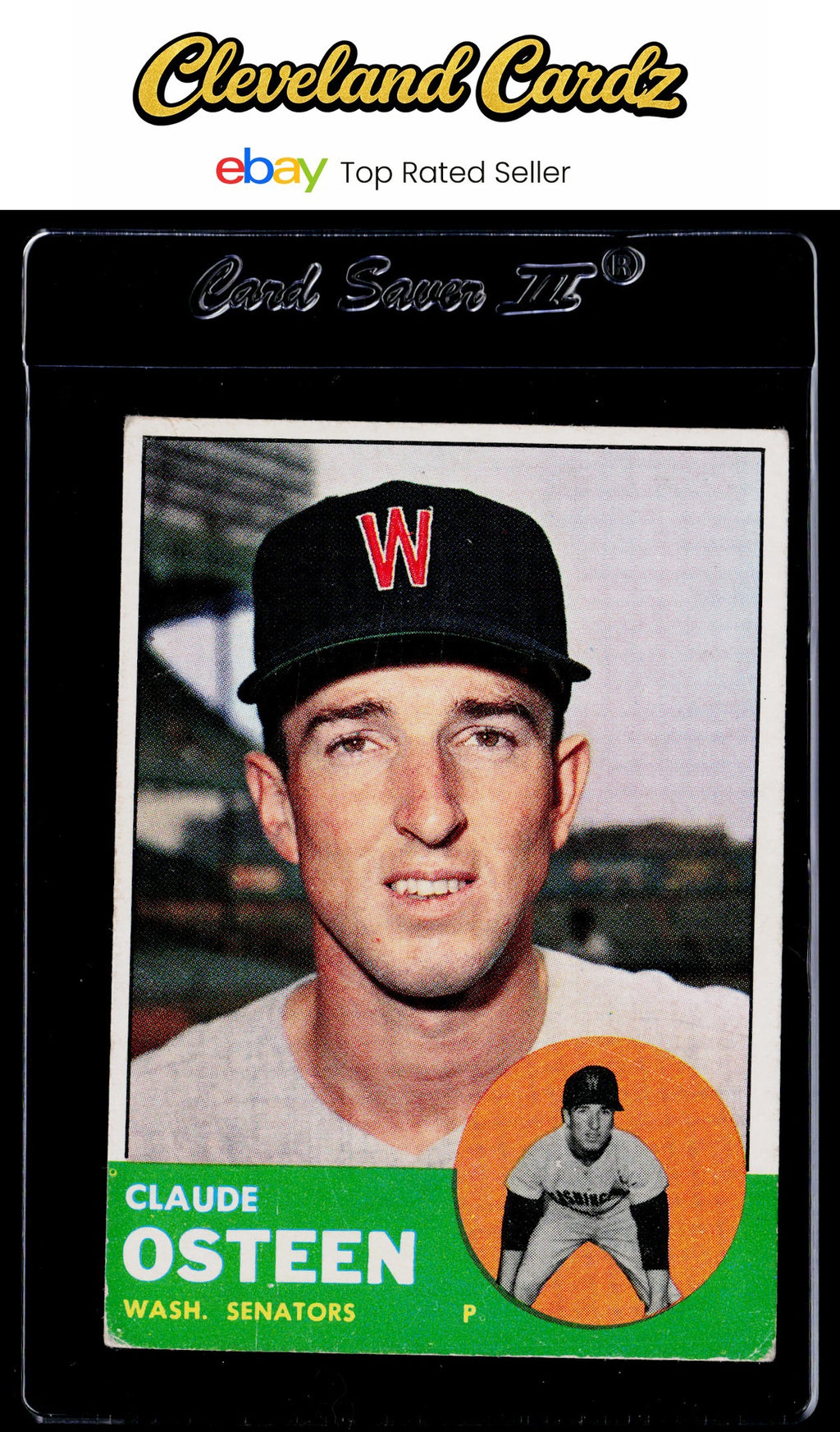 1963 Topps #374 Claude Osteen