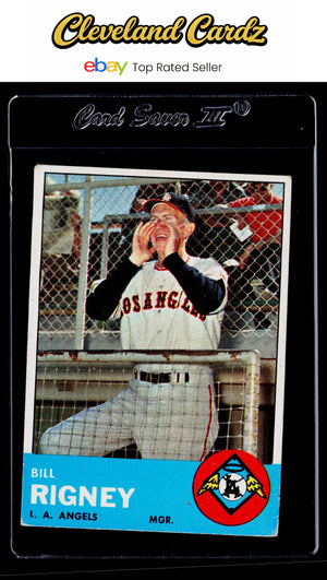 1963 Topps #294 Bill Rigney