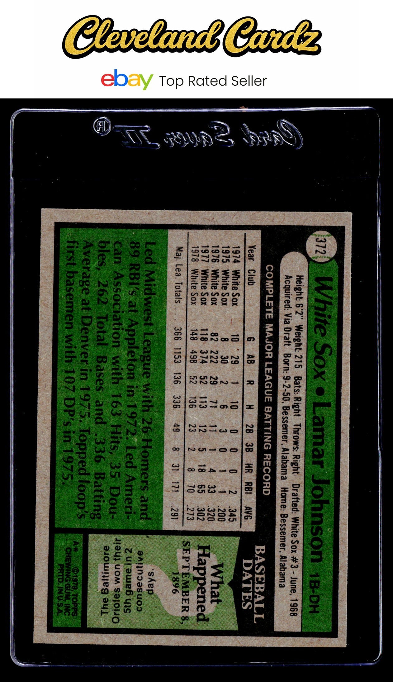 1979 Topps #372 Lamar Johnson