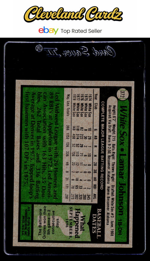 1979 Topps #372 Lamar Johnson