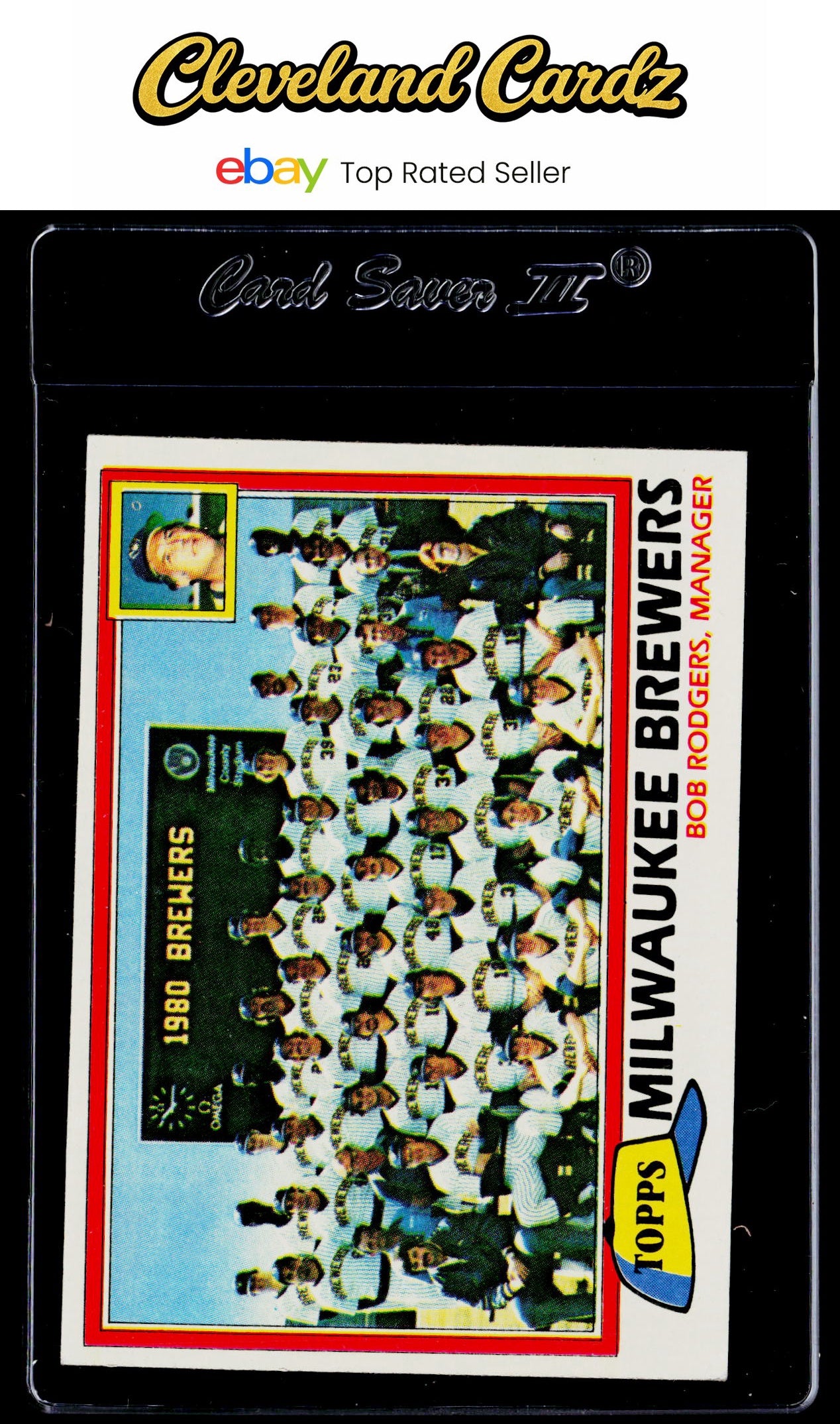 1981 Topps #668 Milwaukee Brewers / Bob Rodgers Team Checklists