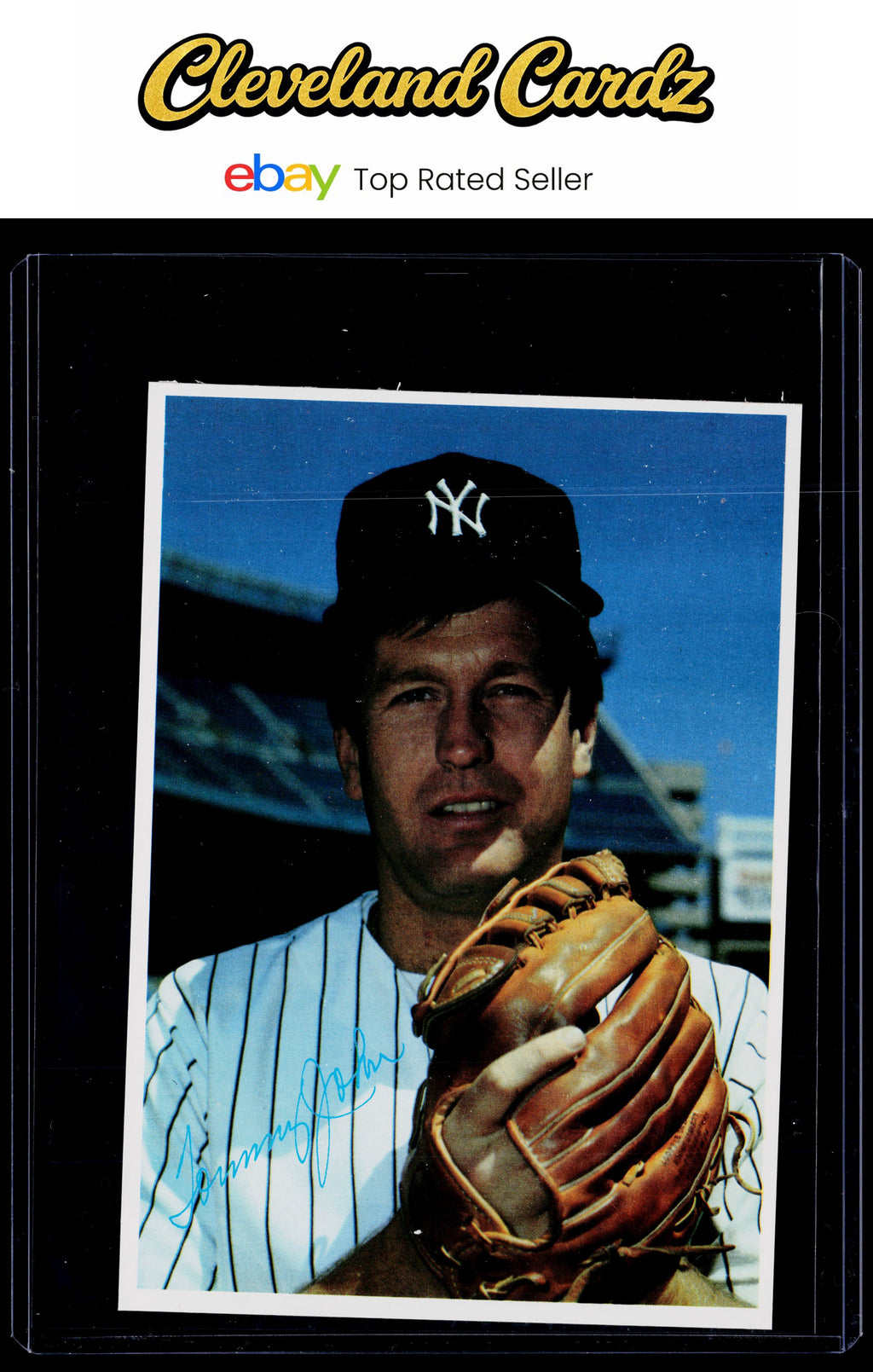 1980 Topps Superstar Photos (White Backs) #23 Tommy John
